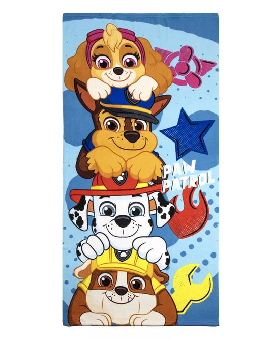 Paw Patrol Superhelden Handtuch Badetuch Kinder Sommer Duschtuch Strandtuch 70x140cm - CEP2200010176
