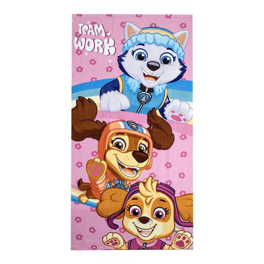 Bath towel Sky Paw Patrol Pink Towel Dogs Kids Summer Bath Towel Beach Towel 70x140cm