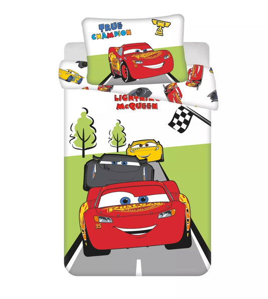 Disney Cars Bettwäsche Set Bettbezug "Champion" Wendebettwäsche 100×135cm - JFK040522