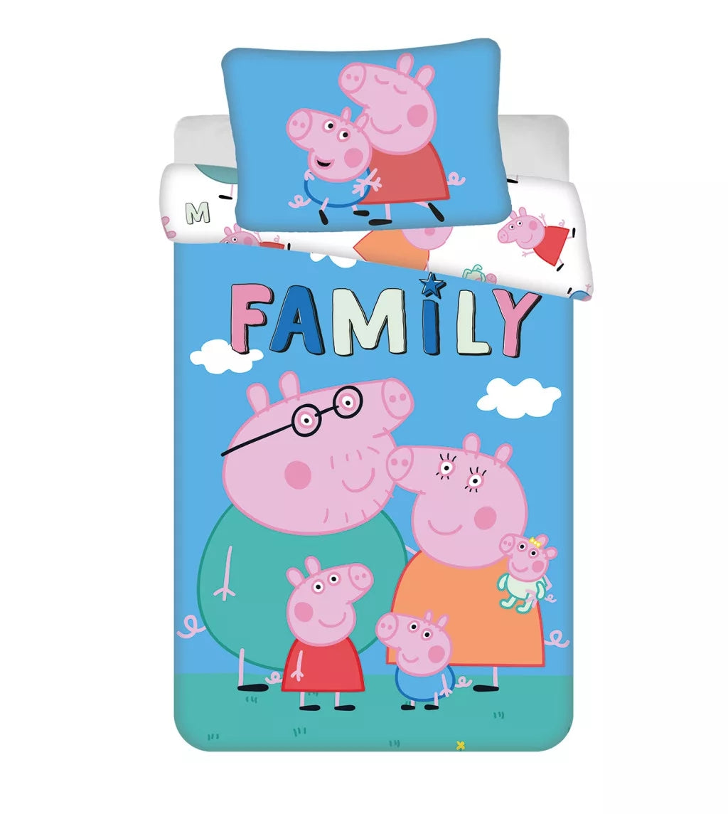 Peppa Pig George Ice Cream Children's Bedding Set Reversible Bed Linen