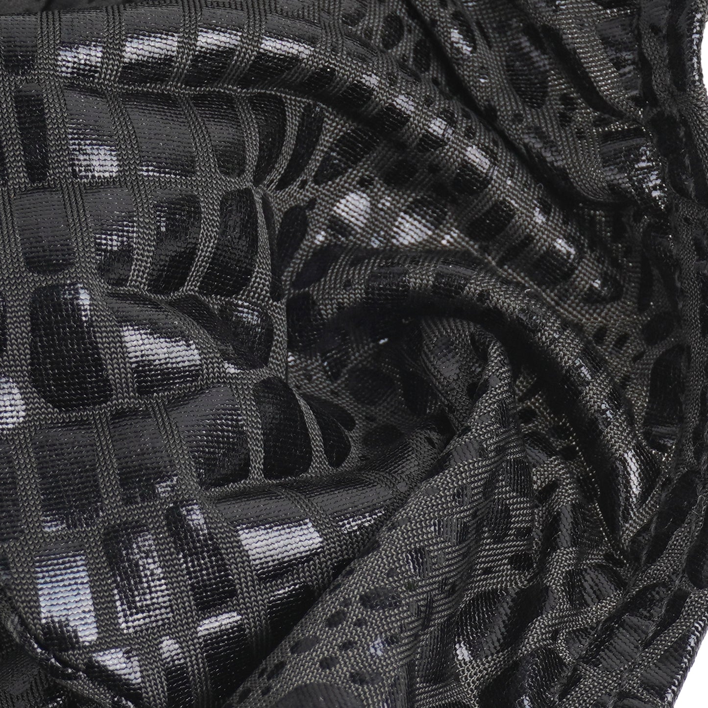 Herren String Tanga MP231: Schlangenmuster-Lackleder-Wetlook-Unterwäsche, mit elastischem Schnitt