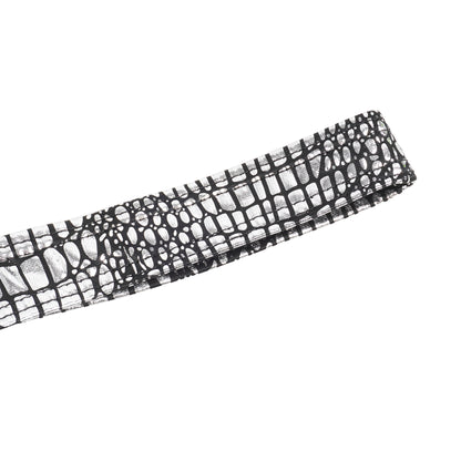 Herren String Tanga im Schlangenmuster-Lack-Wetlook, elastischer Sitz, bequemer Tragekomfort, Größen M/L/XL