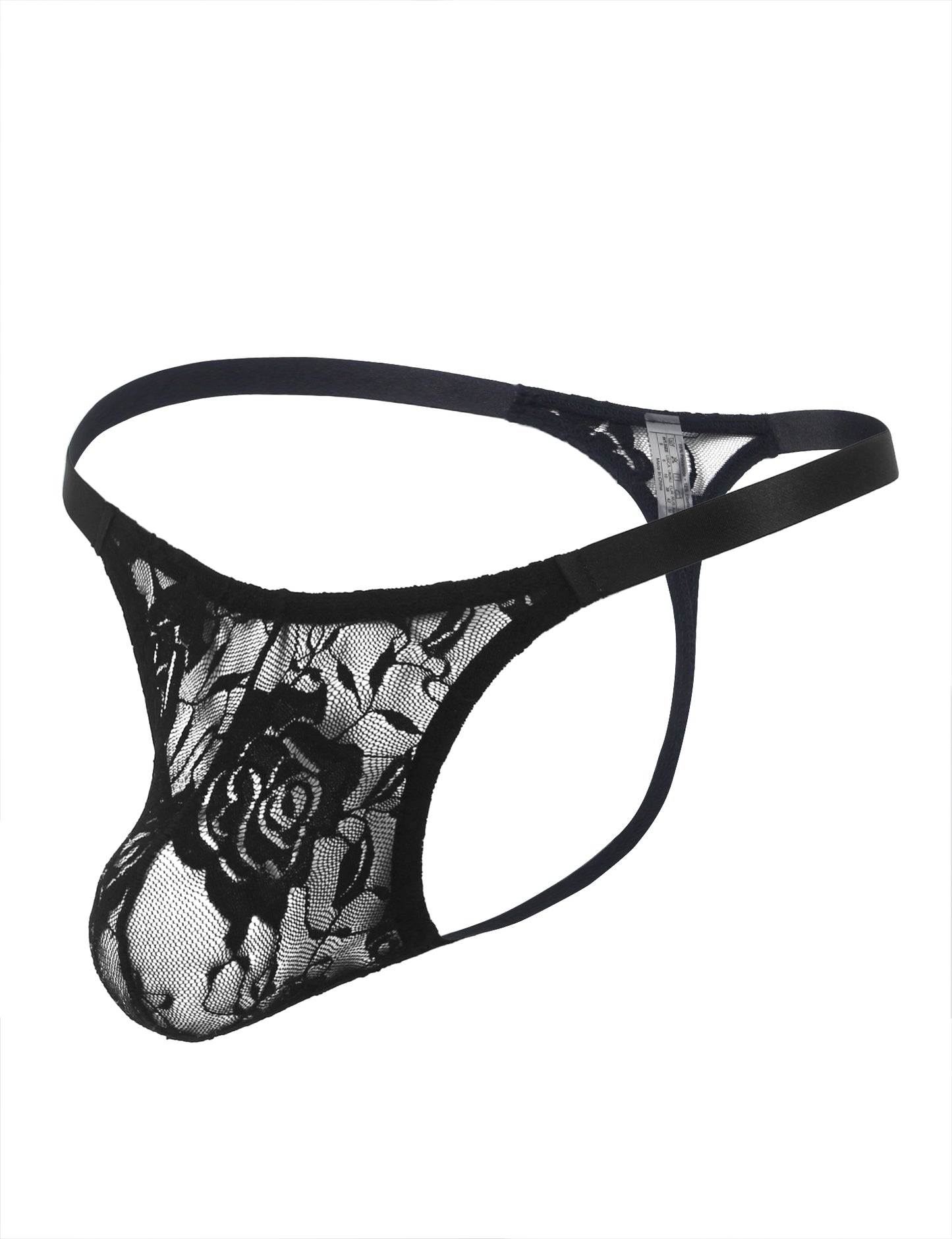 Transparenter Tanga aus Spitze für Herren mit Blumenprint - Sexy Unterwäsche von Lau Fashion - MP308