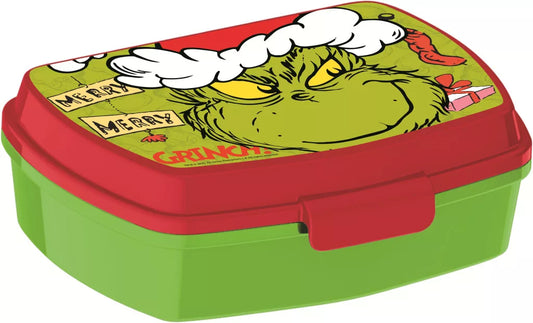 Der Grinch Stor Brotdose Brotbüchse Sandwich Lunchbox Schule X-Mas 16x12cm - STF33774